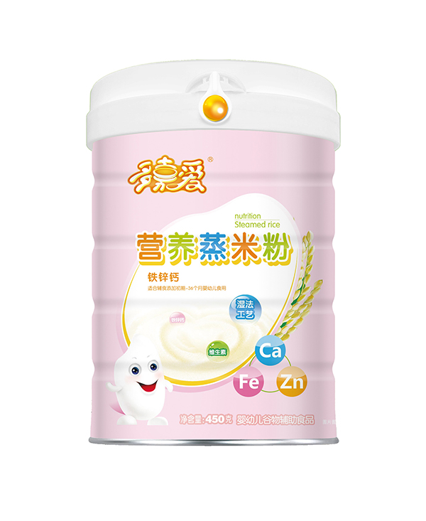 營養蒸米粉罐裝(鐵鋅鈣)