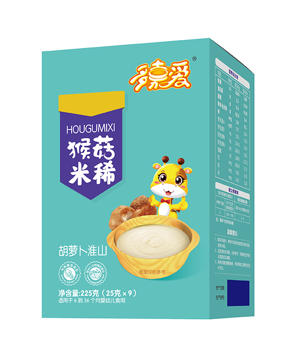 多嘉愛猴菇米稀(胡蘿卜淮山)