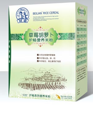 貝戀草莓胡蘿卜護暢營養(yǎng)米粉