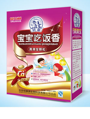 貝戀寶寶吃飯香清清寶顆粒