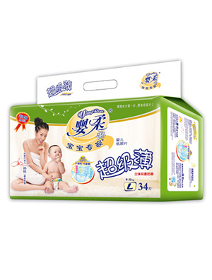 寶寶專家超級(jí)薄嬰兒紙尿片L碼34片