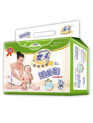 寶寶專家超級(jí)薄嬰兒紙尿片M碼26片