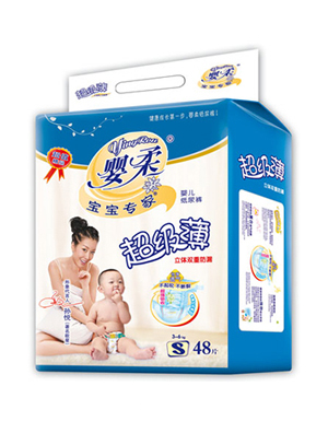 寶寶專家超級(jí)薄嬰兒紙尿褲S碼48片