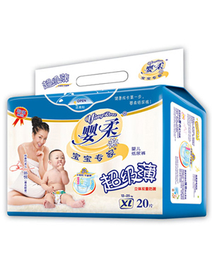 寶寶專家超級(jí)薄嬰兒紙尿褲XL碼20片
