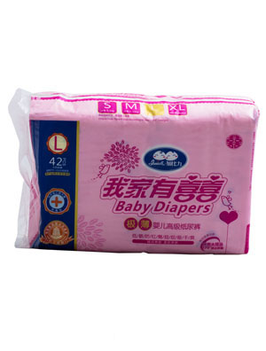 加比力我家有喜極薄嬰兒高級紙尿褲L碼42片