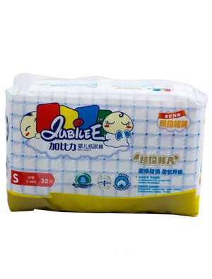 加比力超級非凡嬰兒紙尿褲S碼32片