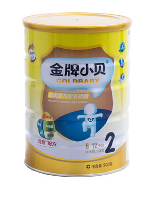 加比力較大嬰兒配方奶粉2段900g聽裝