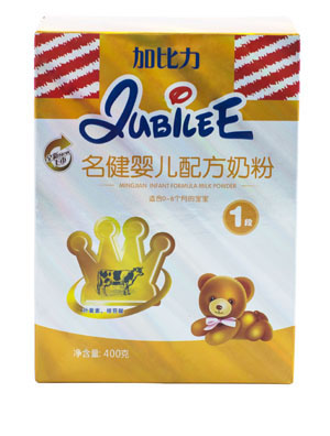 加比力名健嬰兒配方奶粉1段盒裝400g