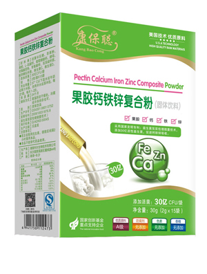 康保聰果膠鈣鐵鋅復(fù)合粉豎