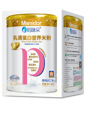 媽咪朵核桃紅棗乳清蛋白營(yíng)養(yǎng)米粉盒裝