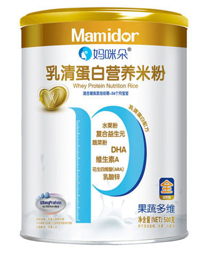 媽咪朵果蔬多維乳清蛋白營(yíng)養(yǎng)米粉罐裝