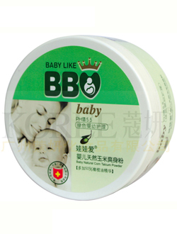 娃娃愛(ài)嬰兒玉米爽身粉