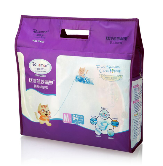迪樂夢懸浮芯大環腰紙尿褲M碼64片