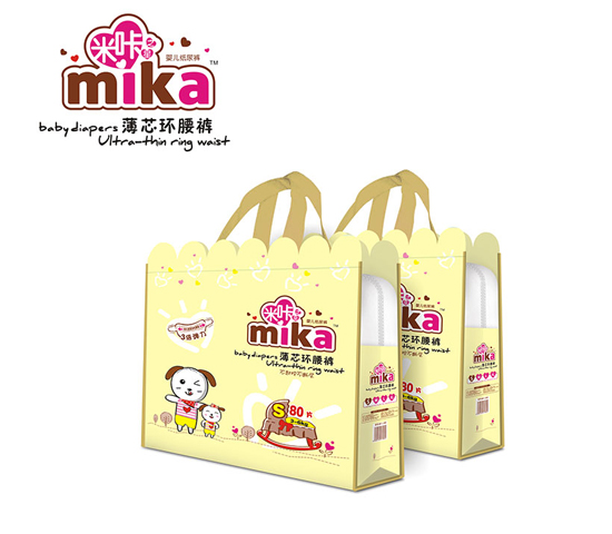 米咔薄芯環腰褲