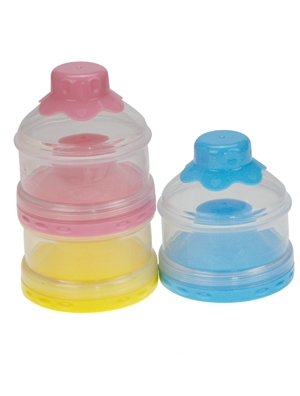 三個奶爸三層獨立可拆卸奶粉盒