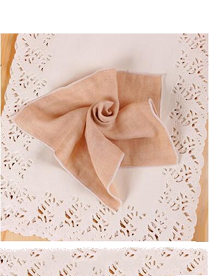 4層柔滑吸水強20X25CM嬰兒天然彩棉紗布小方巾寶寶洗臉巾吸奶巾