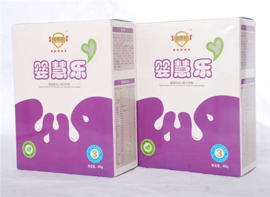 嬰慧樂超金鉆幼兒配方奶粉盒裝400G3段