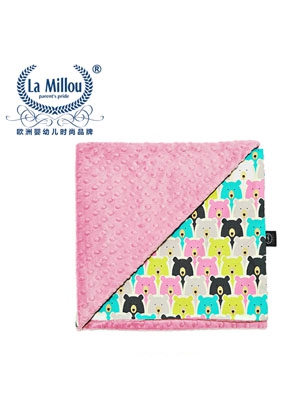 拉米洛巧柔豆豆毯俏皮小王妃標(biāo)準(zhǔn)款粉嫩玫瑰紫