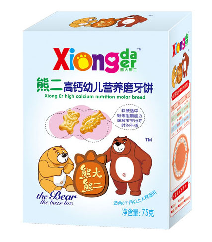 熊大熊二牌熊二高鈣幼兒營養磨牙餅