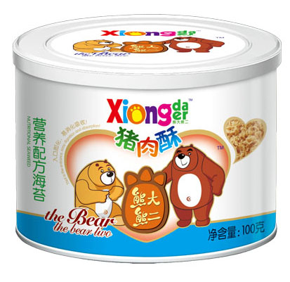 熊大熊二營養配方海苔豬肉酥