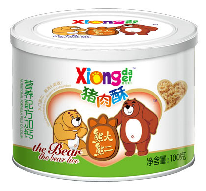 熊大熊二營養配方加鈣豬肉酥