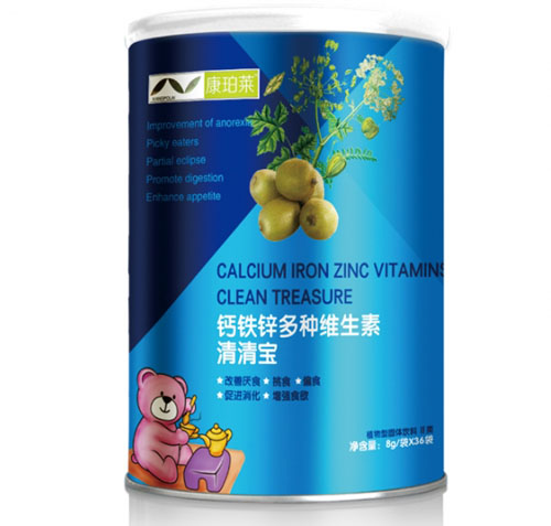 康珀萊鈣鐵鋅多種維生素清清寶桶裝