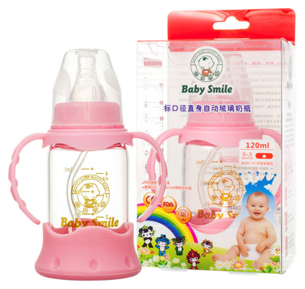 Baby Smile��ɫ�˿ڏ�ֱ���ԄӲ�����ƿ120ml