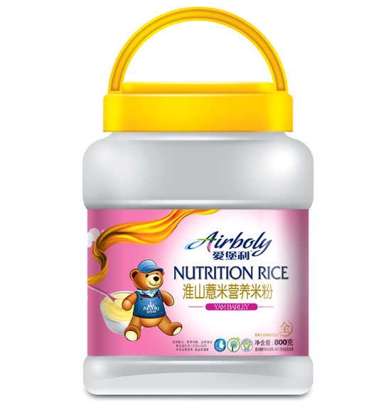 愛(ài)堡利淮山薏米營(yíng)養(yǎng)米粉桶裝800g