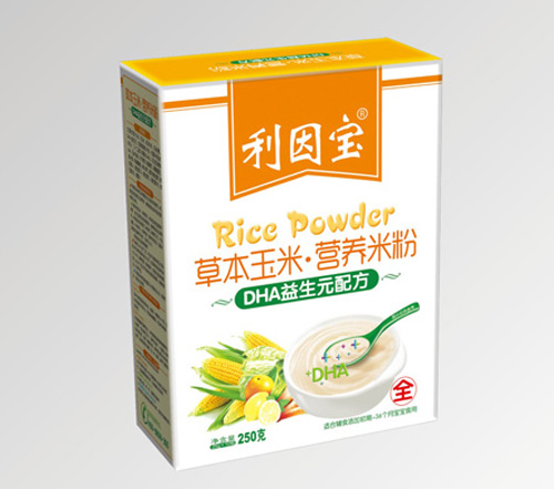 利因?qū)欴HA益生元草本玉米米粉全段盒裝