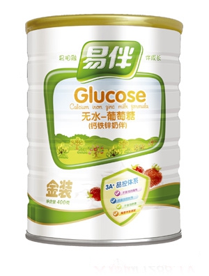易伴鈣鐵鋅奶伴無水葡萄糖聽裝