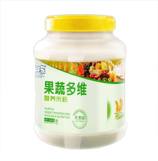 愛施樂果蔬多維營養米粉塑料裝