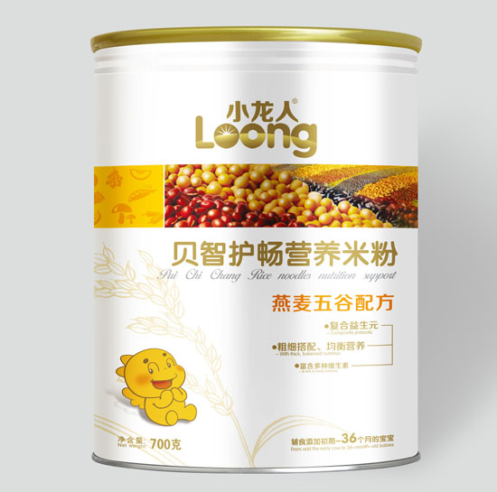 小龍人燕麥五谷貝智護(hù)暢營(yíng)養(yǎng)米粉聽(tīng)裝