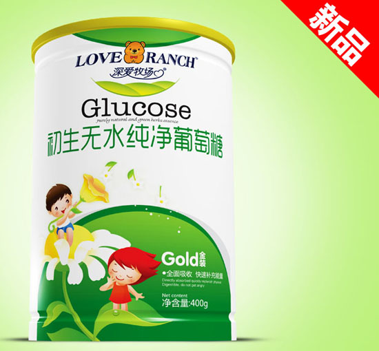 深愛牧場(chǎng)初生無水純凈金裝葡萄糖鐵聽