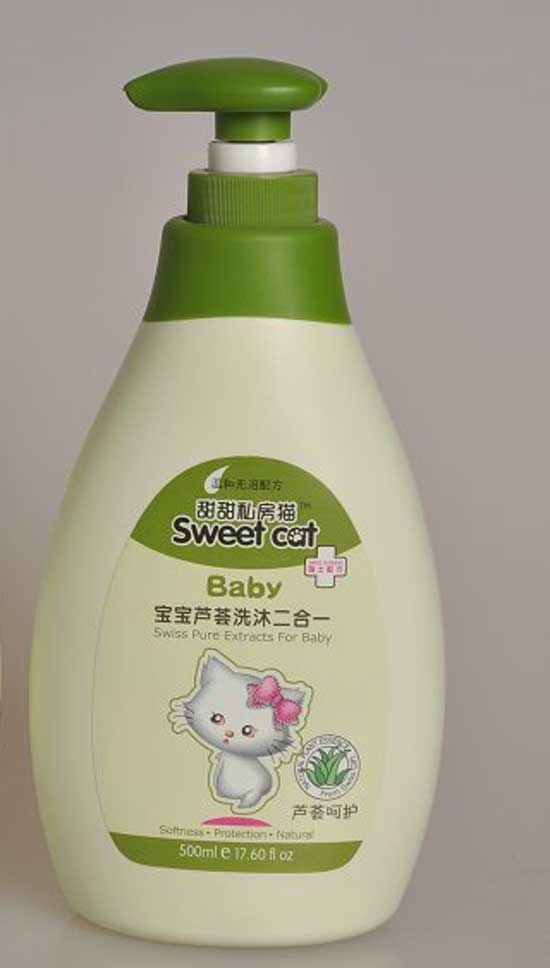 甜甜私房貓蘆薈洗沐二合一