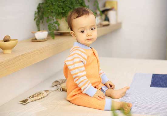 佈恩寶貝嬰兒套裝黃色