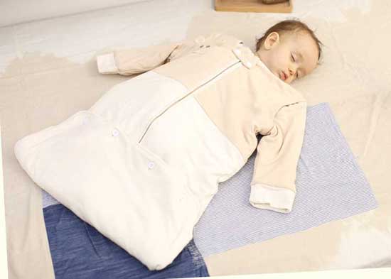 佈恩寶貝黃白拼接寶寶衣物