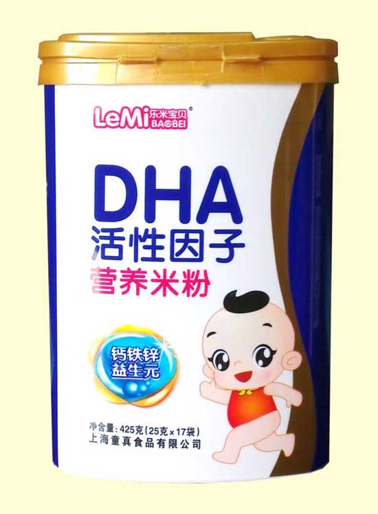 樂米寶貝鈣鐵鋅益生元營養米粉