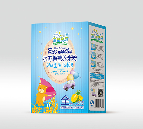 金頂貝貝DHA益生元配方水蘇糖營養米粉盒裝