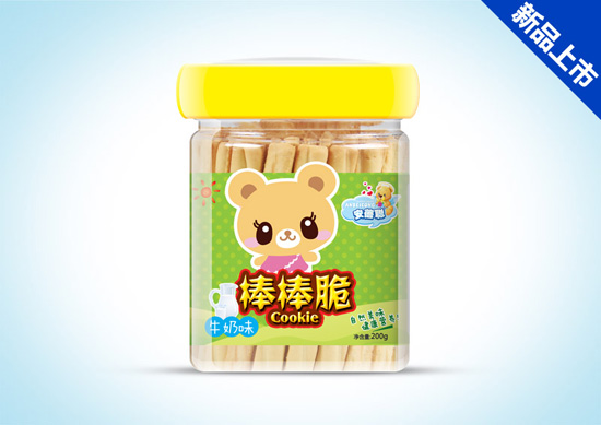 棒棒脆(牛奶)餅干桶裝