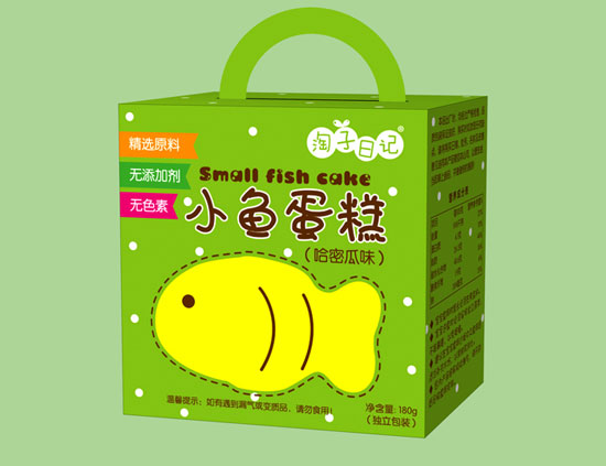 淘子日記小魚蛋糕哈密瓜味