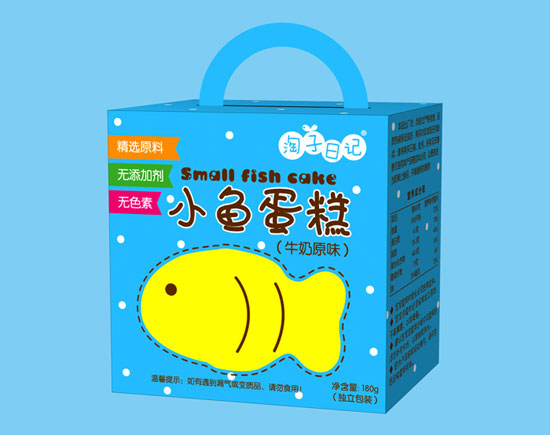 淘子日記小魚蛋糕牛奶原味