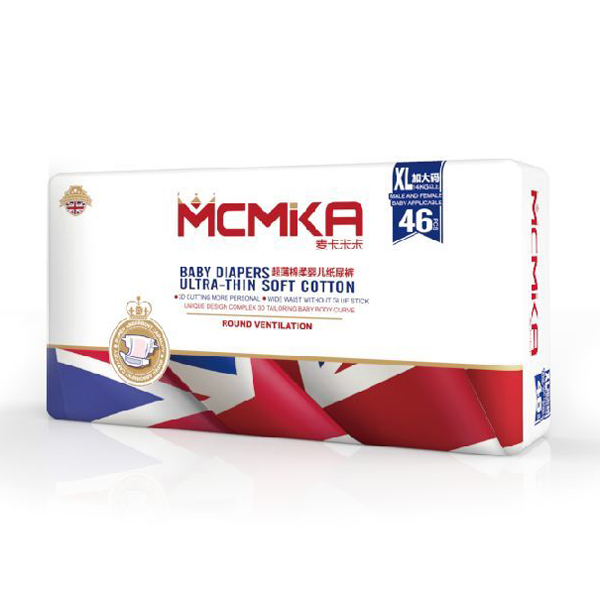 麥卡米卡超薄棉柔紙尿褲XL46