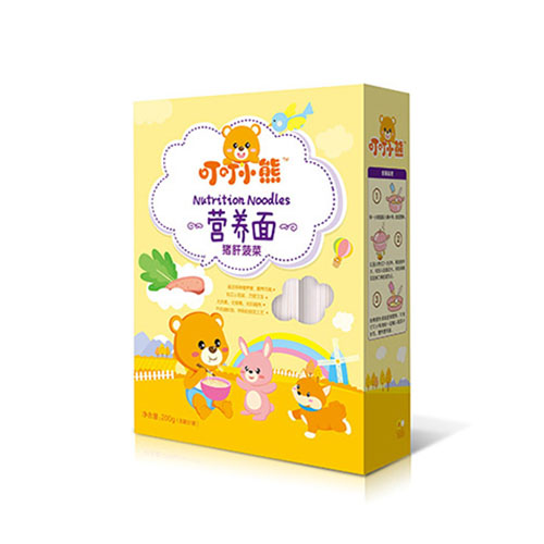 叮叮小熊營養面-豬肝菠菜