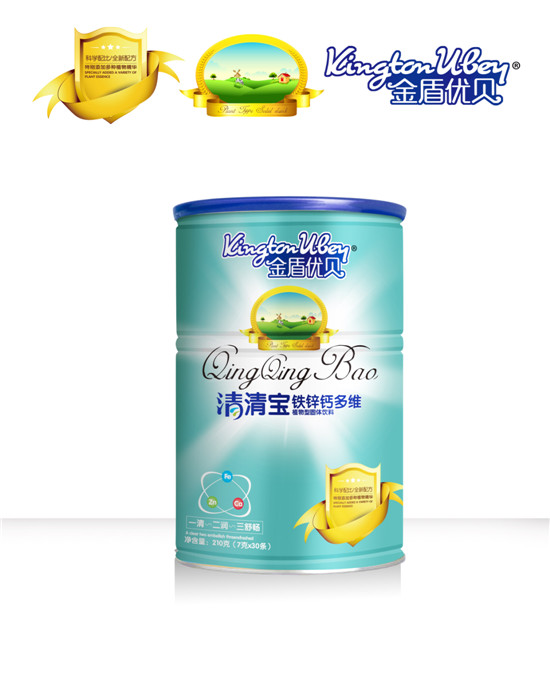 金盾優(yōu)貝鐵鋅鈣多維清清寶