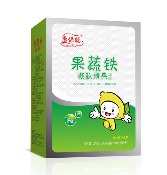 康保聰果蔬鐵凝膠糖果