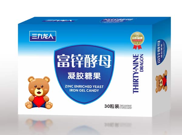 三九龍人富鋅酵母凝膠糖果