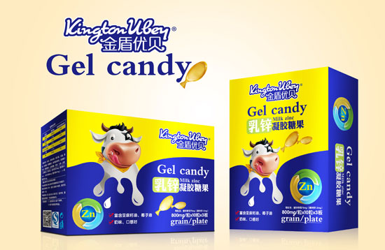 優貝聰乳鋅凝膠糖果