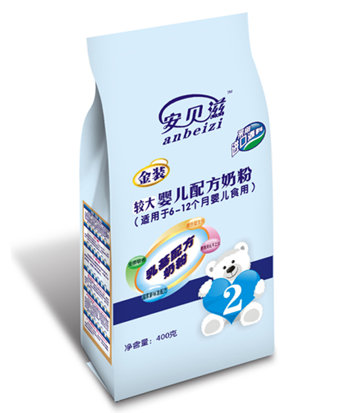 安貝滋較大嬰兒配方奶粉400g2段(袋裝)蘭色