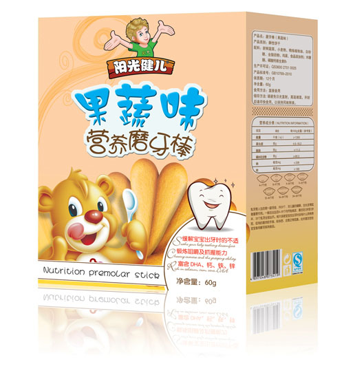 陽光健兒果蔬味營養磨牙棒