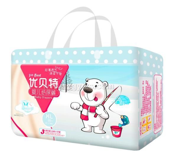優貝特懸浮沙漏愛心獨立包紙尿褲XL26